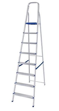 Escada Doméstica 8 degraus Mor 1,73x2,33 m