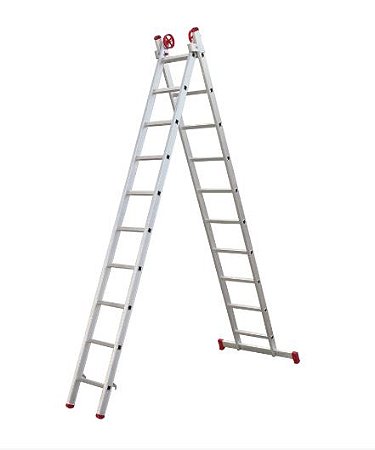 Escada Botafogo Extensivel Alum 10 Deg 2,62X4,86 m