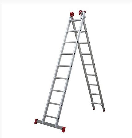 Escada Botafogo Extensivel Alum 9 Deg 2,35X4,30 m