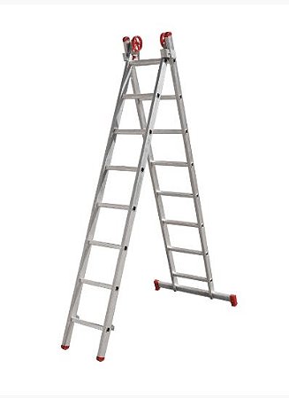 Escada Botafogo Extensivel Alum 8 Deg 2,07X3,74 m