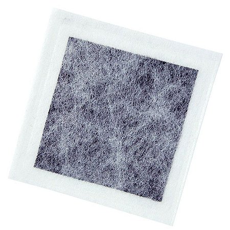 CURATIVO CARVAO COM PRATA 10,5 X 10,5CM CARBON AG - CASEX