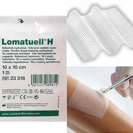 CURATIVO NAO ADERENTE RAYON 10X10 LOMATUELL H 10X10 CM LOHMANN & RAUSCHER
