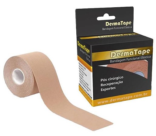 FITA / BANDAGEM KINESIO BEGE 5CM X 5M - DERMATAPE