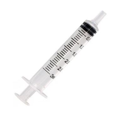 Seringa 03ml s/ag B.Liso luer slip und - Medix
