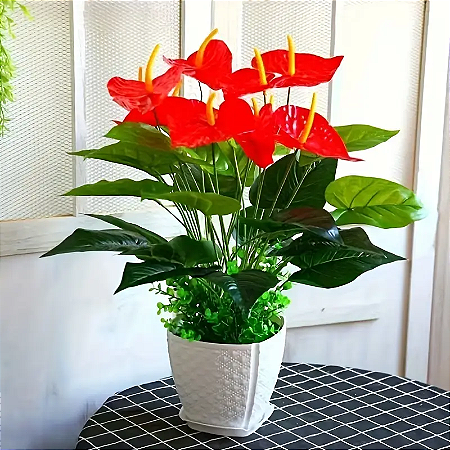 Planta Artificial Antúrio 35cm