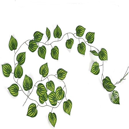 2 Metros Trepadeira Jibóia Melancia Silicone Artificial