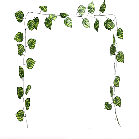 6 Metros Trepadeira Jibóia Melancia Silicone Artificial