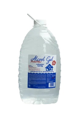 Álcool em gel Waltrick 4,5 KG