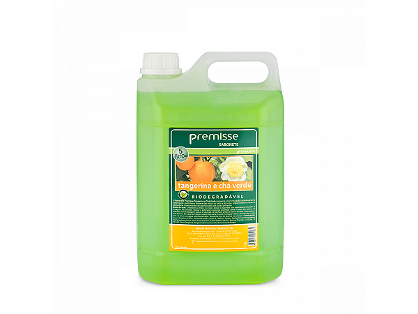 Sabonete Premisse Tangerina e Cha Verde - 5 Litros
