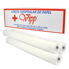 LENÇOL HOSP DESC VIPP 70CM COM 6RLS SEM PICOTE