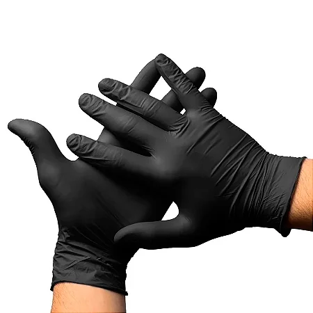 LUVA DE VINIL SEM PÓ COM 100