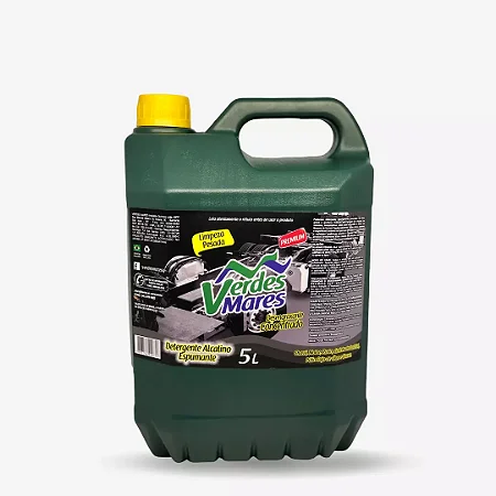 DETERGENTE ALCALINO ESPUMANTE DESENGRAXANTE 5 LITROS VERDES MARES