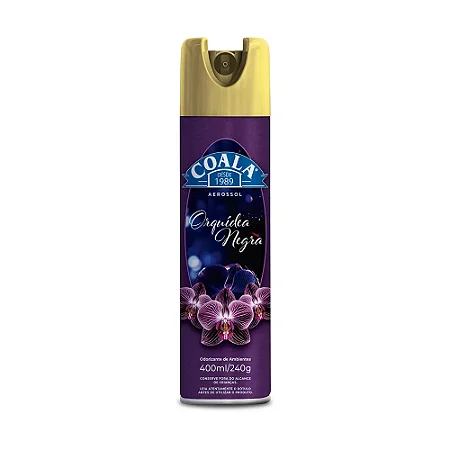 AROMATIZADOR COALA AMBIENTE AEROSOL 400ML ORQUIDEA NEGRA
