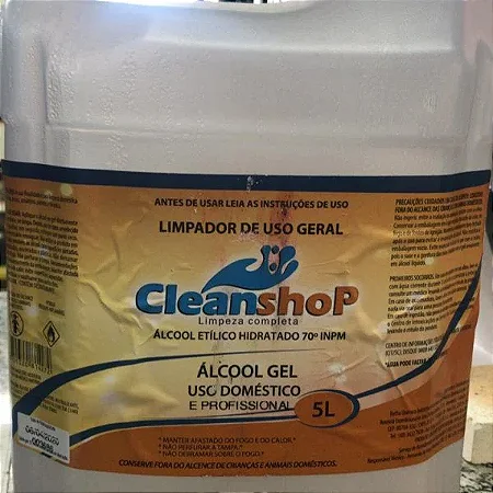 ALCOOL GEL 70 5L - CLEANSHOP