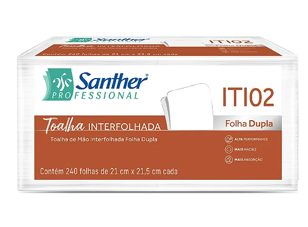 Papel toalha Inovatta Folha Dupla Interfolha 10x240fl - ITI02