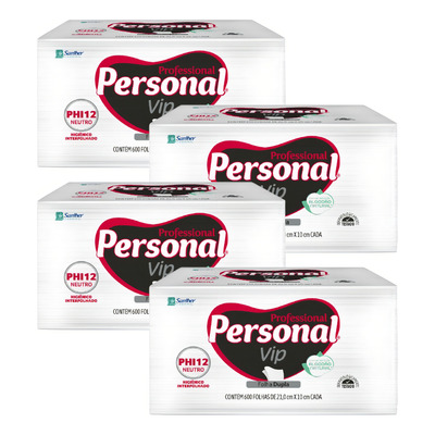Papel Higienico Personal FD interfolhado 20x600fl - CAI CAI - PHI12