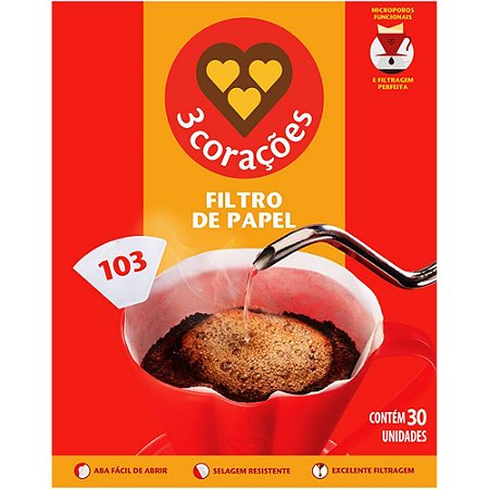 FILTRO PAPEL 3 CORAÇOES 103
