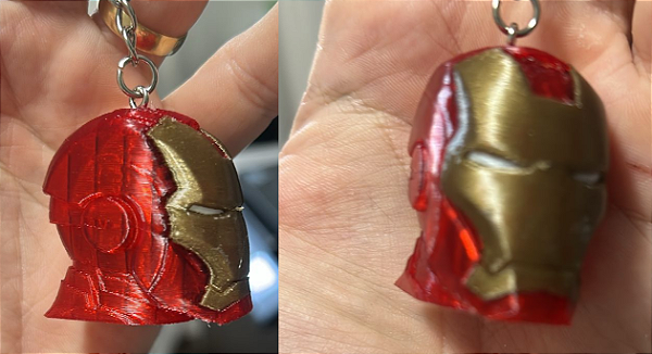 Chaveiro Iron Man  - 3D