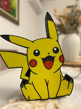 Luminária Pikachu Pokemom