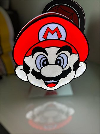 Luminária temática Super Mário (LED).