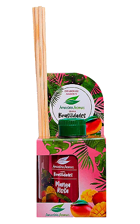 DIFUSOR BRASILIDADES AMAZÔNIA AROMAS 270ML - MANGA ROSA