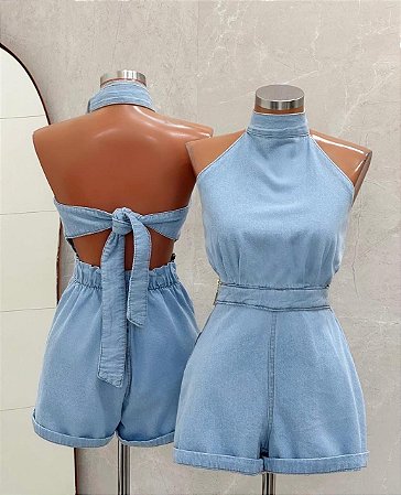Macaquinho jeans