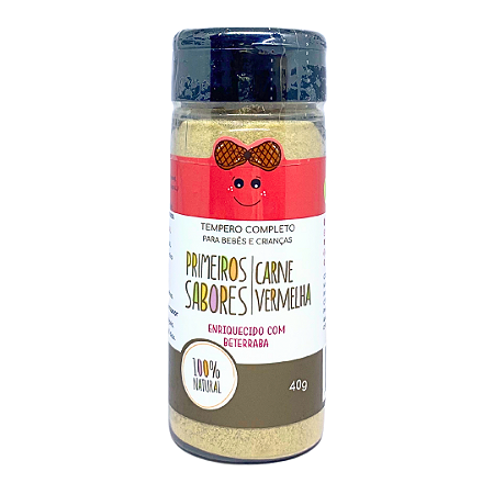 Tempero Primeiros Sabores Natural Para Carnes Vermelhas Terra Amor 40 g