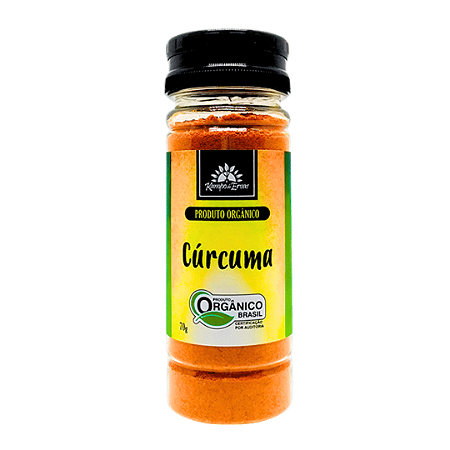 Cúrcuma Em Pó Orgânica Kampo De Ervas 70 g