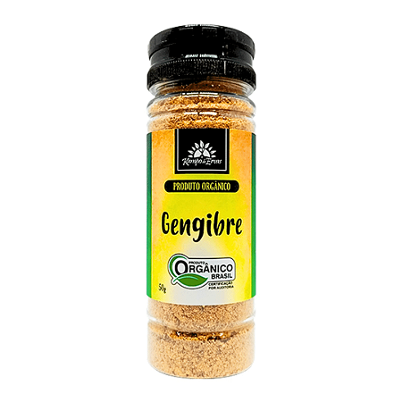 Gengibre Em Pó Orgânico Kampo De Ervas 50 g