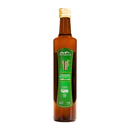 Vinagre Vegetal De Caldo De Cana-De-Açúcar Orgânico Serra Gaúcha 500 ml