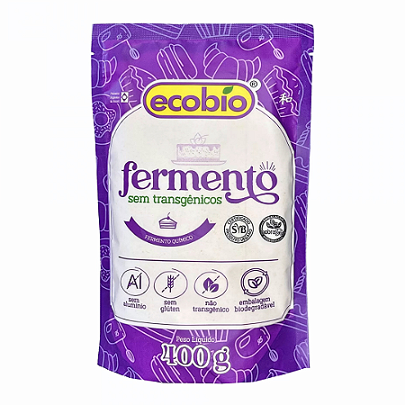 Fermento Químico Não Transgênico Ecobio 400 g