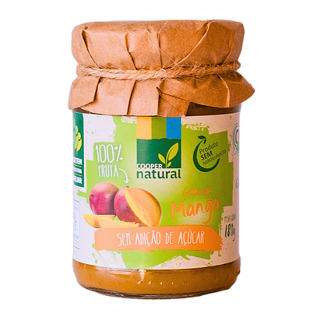Geleia De Manga Sem Adição De Açúcar Orgânica Coopernatural 180 g