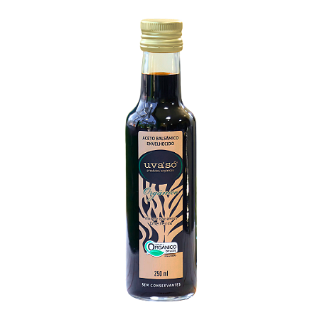Vinagre Balsâmico Envelhecido (Aceto) Orgânico Uva’Só 250 ml