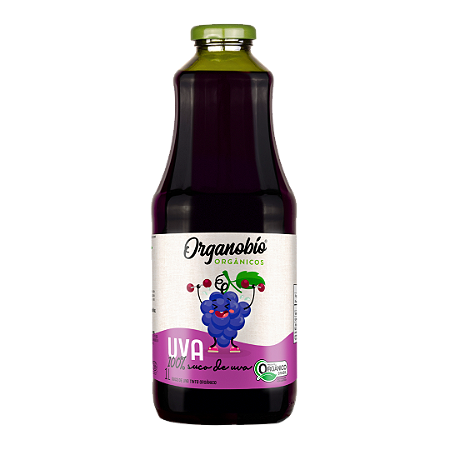 Suco de Uva 100% Orgânico Organobío 1 L