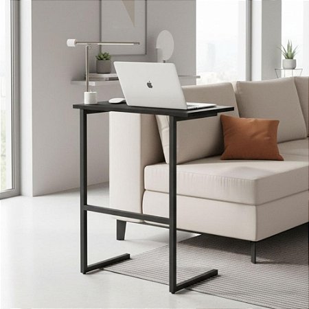 Mesa De Apoio Para Notebook Industrial Preto