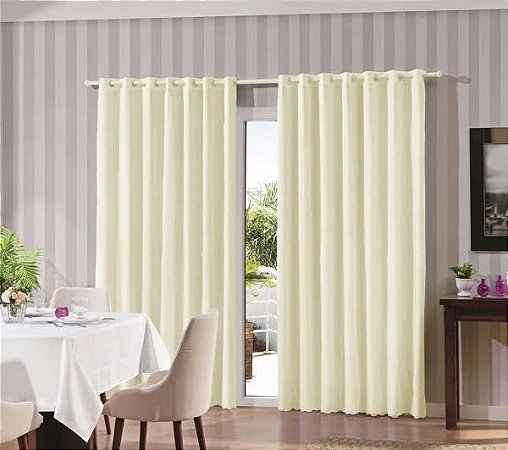 Cortina Semi Blackout 50% azul bebê