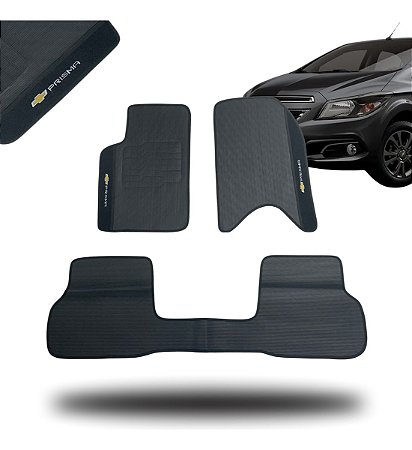 Tapete Automotivo Prisma 2013 Em Diante Antiderrapante Pvc