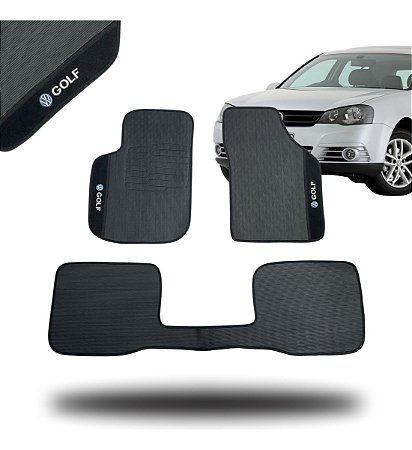 Tapete Automotivo Golf 2002 A 2011 Antiderrapante Bordado