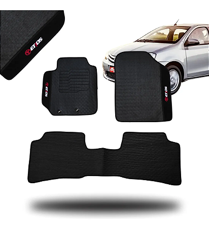 Tapete Personalizado 3 Peças Impermeáveis Etios Hatch