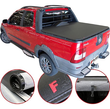 Capota Marítima Flash Force Strada Dupla Com Estepe Sem Ganchos Trek