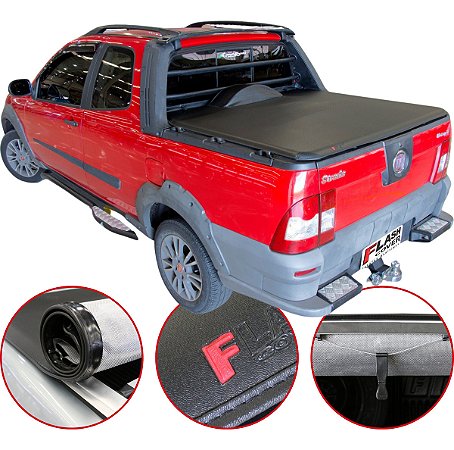 Capota Marítima Flash Force Strada Dupla Com Estepe e Ganchos Trek