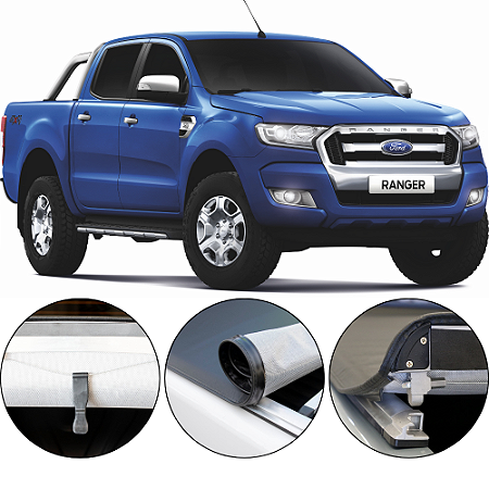 Capota Maritima Ranger Sem Santo 2012 a 2024 Cabine Dupla Trek