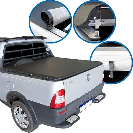 Capota Marítima Paraná Strada Estendida Com Estepe e Ganchos Até 2013 Trek