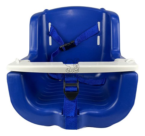 Balanço Infantil Bebê Kids Criança Com Cinto + Cordas Brinde Azul