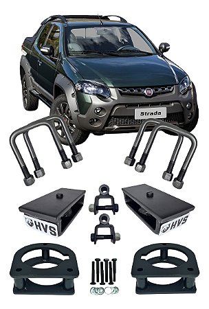 Kit Lift Suspensão Levantar Strada Ano 1998 A 2019 Soldado