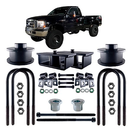 Kit Lift Para Levantar F250 Suspensão 6cm Completo Soldado