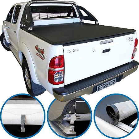 Capota Marítima Paraná Hilux Dupla Com Santo 2005 A 2015 Trek