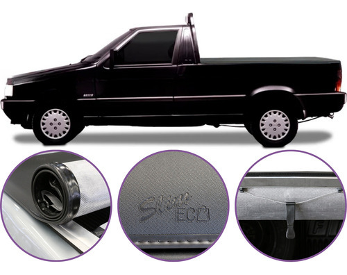 Capota Marítima Flash Cover Fiorino 1993 Até 1998 + Par Suporte Brinde