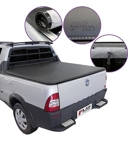 Capota Marítima Flash Cover Strada Estendida Lisa Até 2013 + Brinde