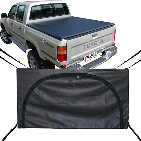 Bolsa Carroceria Ecobag Flash Cover Hilux Até 2004 Protege sua Carga Preto